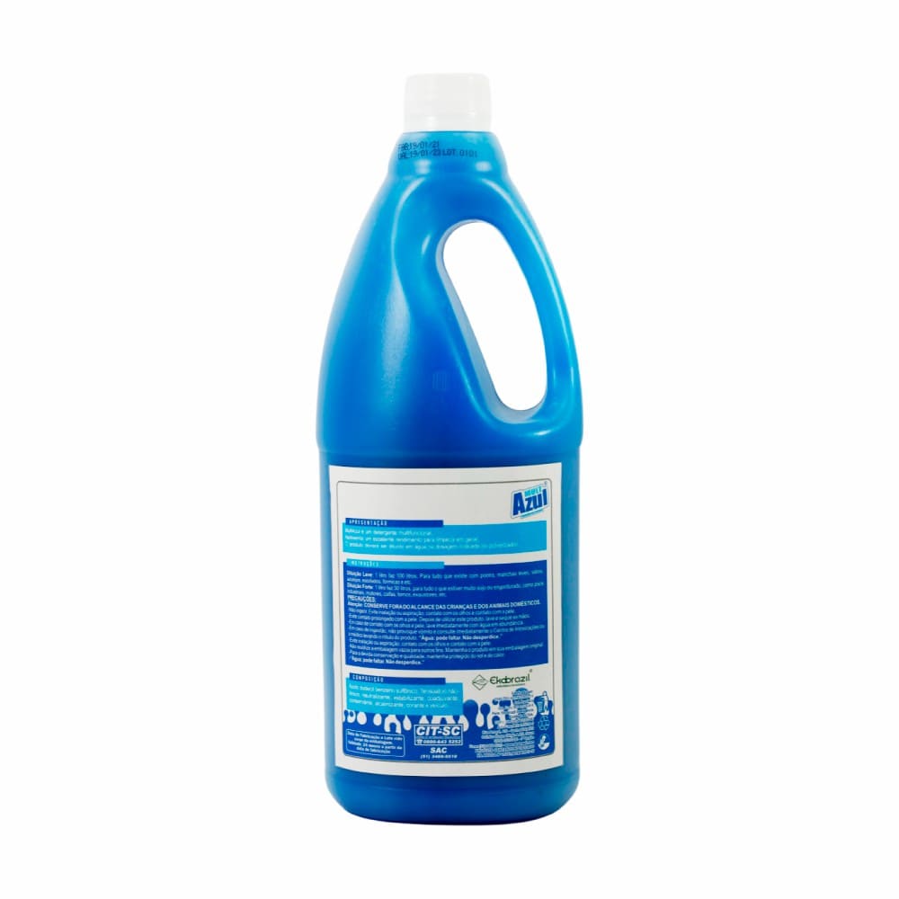 Detergente Multiuso Sem Fragrância Concentrado - Mult Azul Ekobrazil 1L - Rende até 100L + Pulverizador 500ml - Imagem 3