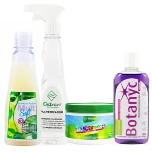Super kit limpeza concentrado pH neutro Ekobrazil com Mult Soft, Oxicores, Botanyc e Pulverizador